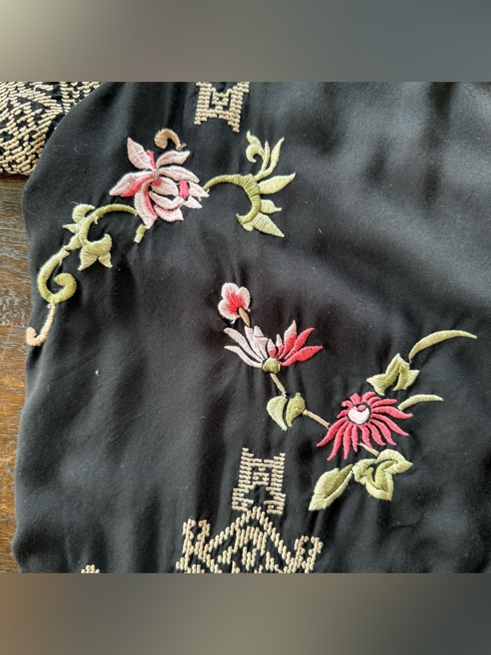 Odd Molly Anthropologie Short Sleeve Embroidered Kimono Shrug Coverup Size 3(Lg) - Picture 6 of 14